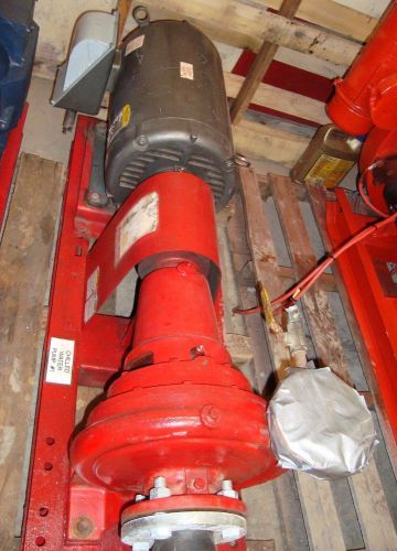 Bell and gossett itt 1510 2 x 2.5 baldor 40 hp 300 gpm 260 ft centrifugal pump for sale