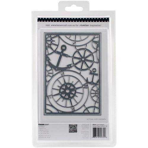 &#034;kaisercraft card creations c6 card front die 4&#034;&#034;x6&#034;&#034;-sailing collage&#034; for sale
