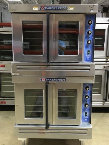 BAKERS PRIDE DOUBLE STACK CONVECTION OVEN - CYCLONE SERIES - NATURAL GAS