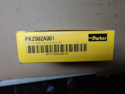 Parker pk2502a001 2 1/2&#034; bunan piston seal kit, new in original box for sale