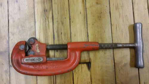 RIDGID No 2A pipe cutter 1/8 - 2&#034; plumbing cutting tool used heavy duty