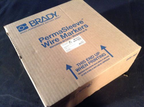 Brady permasleeve wire markers ps-250-2-wt for sale