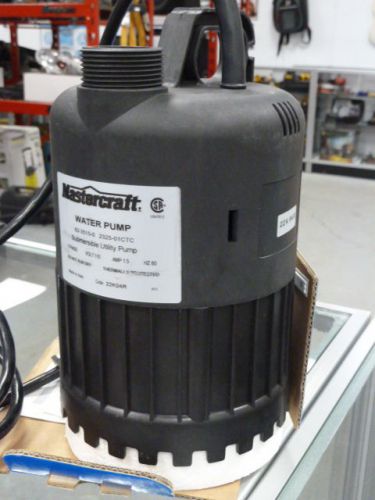Mastercraft submersible utility pump new for sale