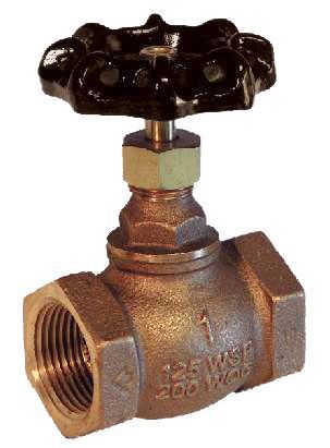 Globe valve,3/8&#034; ips bronze for sale