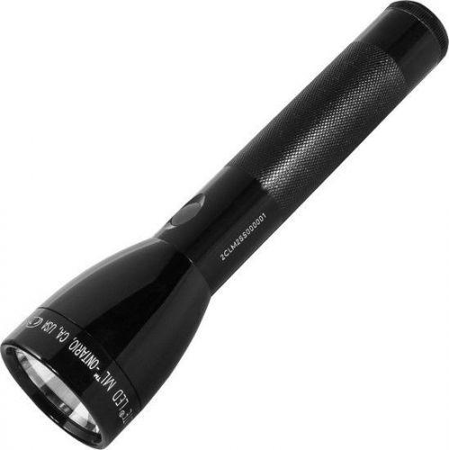 Maglite ml81021 led 2 c cell flashlight 8.25&#034; overall black aluminum for sale
