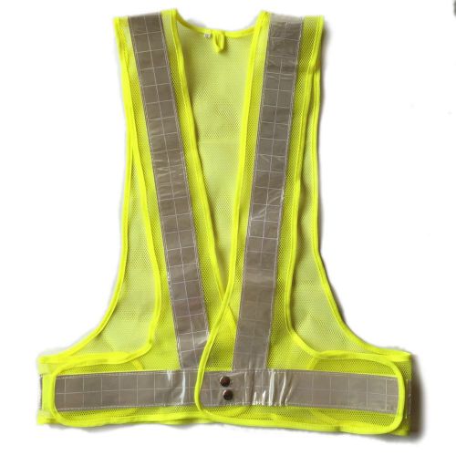 Yellow Mesh Neon  High Visibility Safety Vest With Reflective,Unisex, ANSI/ ISEA