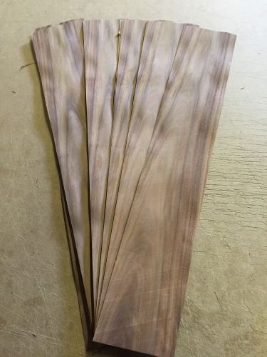 Wood Veneer Rosewood 5x28 12Pcs Total Raw Veneer  &#034;EXOTIC&#034; RW6 6-16-16