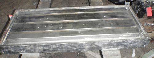 48.5&#034; x 21&#034; x 4&#034; Steel Welding T-Slotted Table Cast iron Layout Plate  3 T-Slot