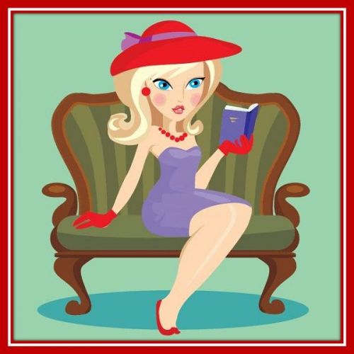 30 Custom Pretty Lady Personalized Address Labels