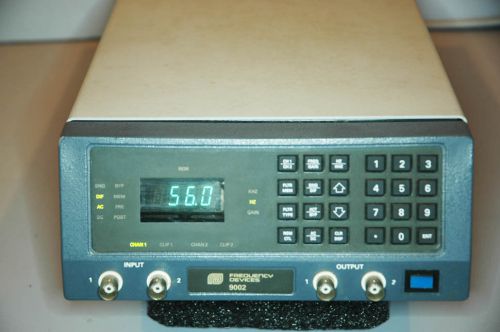 Frequency Devices Programmable 2 Channel Active Filter/Amp. 0.1Hz to 102kHz