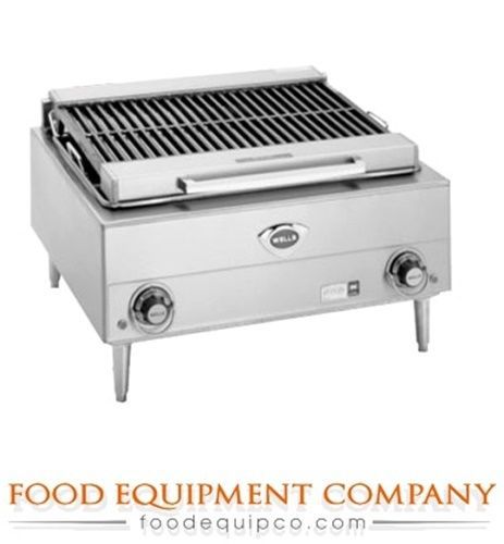Wells B-40 Charbroiler countertop electric cast iron grate 24&#034;W