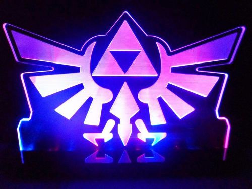 Nintendo Legend of Zelda Triforce LED Lamp Night Light Kids Teen&#039;s Bedroom