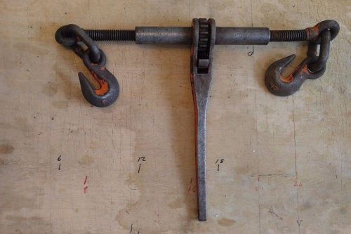 Steel load binder 3/8&#034; and 1/2&#034; chain heavy duty manual lever 9,200 lb wll9200lb for sale