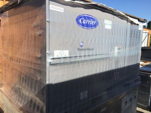 Carrier 5 ton high efficiency packaged unit gas/elec 460v 3ph economizer 48hcd for sale
