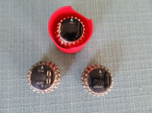 Lot of 3 Vintage IBM Selectric Typewriter Element Balls