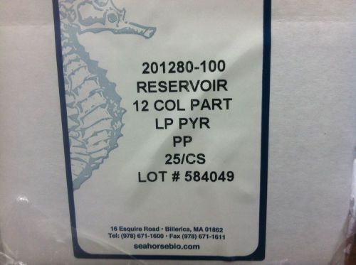 Seahorse Bio 201280-100 RESERVOIR 12 ROW PART PYR PP  25/CS