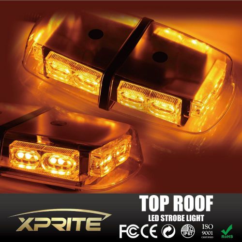 XPrite Amber 36 LED 18 Watt Emergency Warning Mini Bar Strobe Light