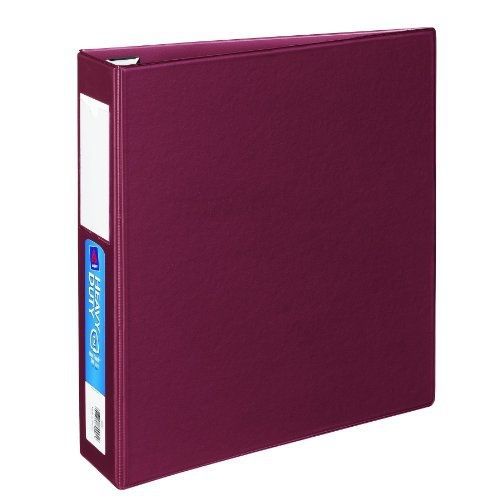 Avery heavy-duty binder with 2-inch one touch ezd ring, maroon, 1 binder (21003) for sale