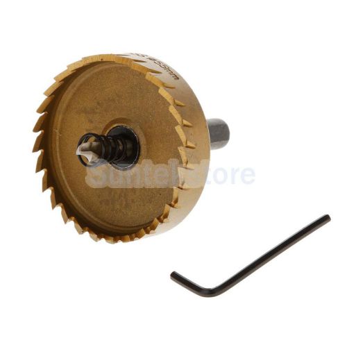 55mm Durable Stainless Steel Carbide Tipped HSS Hole Saw Multi Bit Cutter