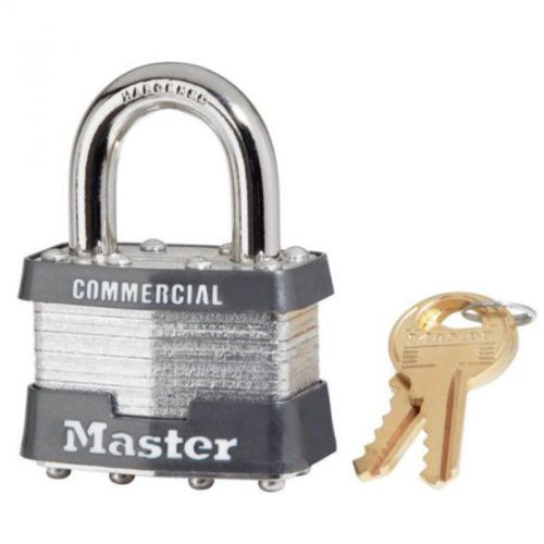 Padlock Steel Laminated 1-3/4&#034; Shackle Master Lock Padlocks 2006 071649027130