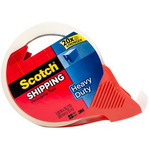 Scotch Heavy Duty Packaging Tape With Refillable Dispenser-38.2 Yards