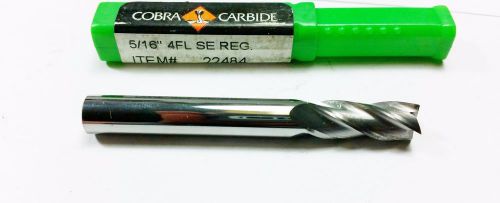 5/16&#034; cobra solid carbide 4 flute end mill (q 735) for sale