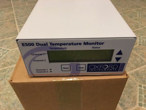 New oxford instruments austin scientific e500 dual temp monitor 93-00040-001 for sale