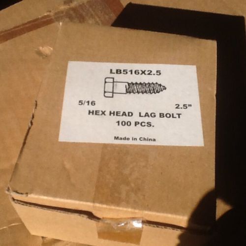 2 1/2&#034; lag bolt for satellite installations! 50 in package! for sale