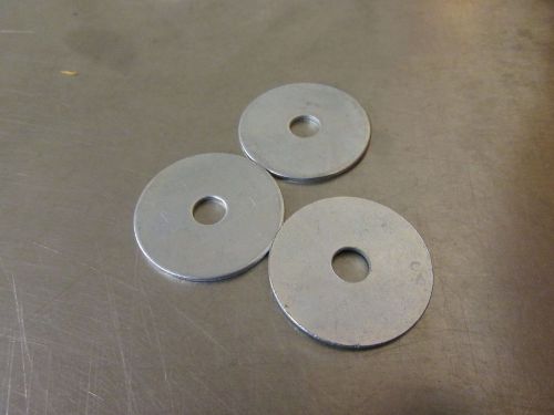 1/4&#034; x 1-1/4&#034; fender washers zinc plated 100 pcs. for sale