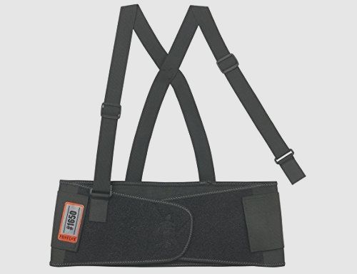 Ergodyne ProFlex 1650 Economy Elastic Back Support Belt, Black, X-Small, New