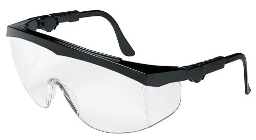 (12 pair) crews tk110af  safety glasses blk frame w/clear anti-fog lens for sale
