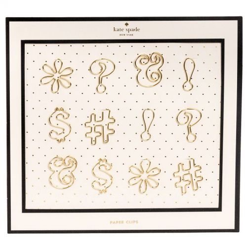Kate spade new york expletive paper clips, assorted for sale
