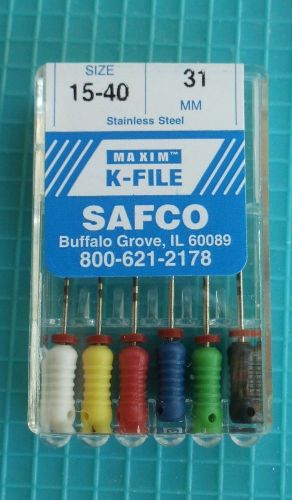 Safco K-Files 10-25mm