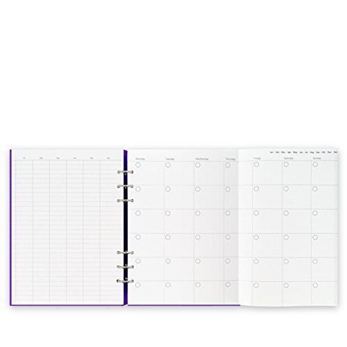 Filofax clipbook refillable notebook - purple for sale