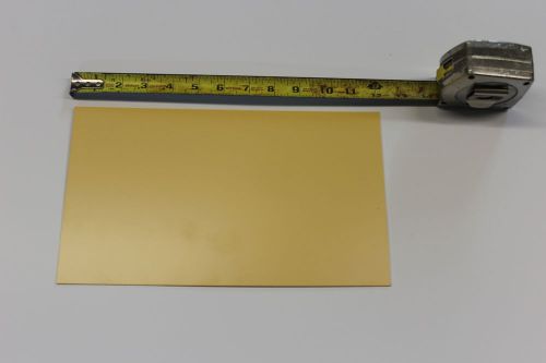 Styrene polystyrene plastic sheet .060&#034; thick 7&#034; x 12&#034;  glossy tan color for sale