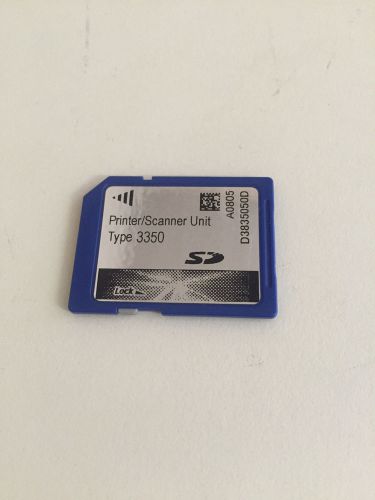 Ricoh Printer/Scanner Unit Type 3350 SD Card