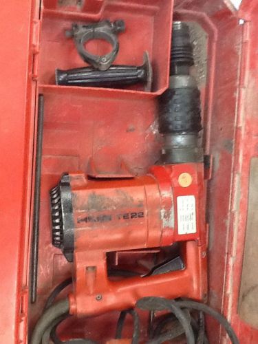 HILTI TE22 HAMMER DRILL Tested and works great!