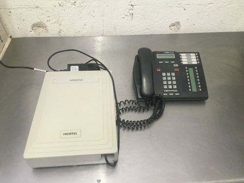 NORTEL 3x8 DR5.1 KEY SYSTEM UNIT with POWER SUPPLY and T7316E TELEPHONE