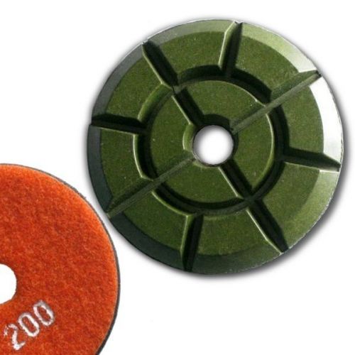4&#034; (100mm) Grit 200, Floor Polishing Pad, Wet Use for Cement