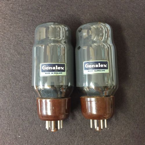 Genalex kt66 - vintage uk/gb - closely matched pair - amplitrex tested for sale