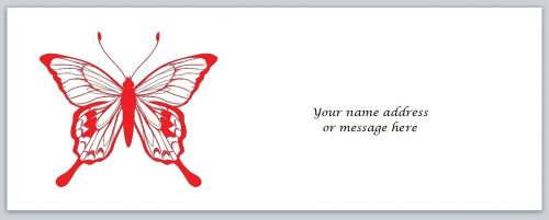30 Personalized Return Address Labels Butterfly Buy 3 get 1 free (bo710)