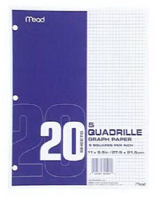 Acco/mead 20-count white graph paper for sale