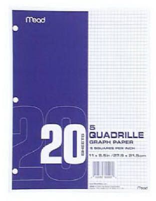 ACCO/MEAD 20-Count White Graph Paper