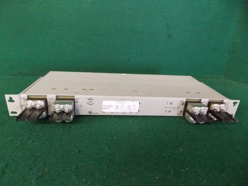 Telect Model 16490-01 48VDC 800W Rack-Mounted Dual-Auto Low Voltage Disconnect ^