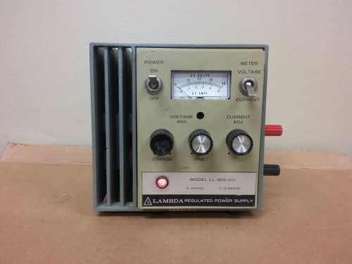 Lambda LL-903-OV Regulated Power Supply