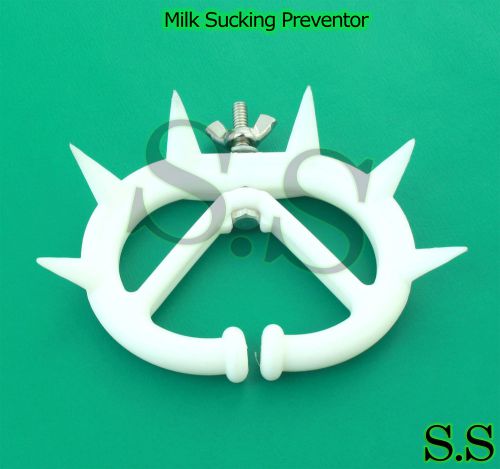 Milk Sucking Preventor Veterinary Instruments White Color