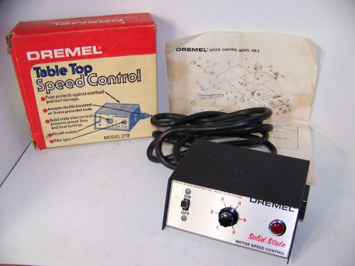 DREMEL #219 Table Top Solid State Speed Control for Constant Speed Moto-Tools