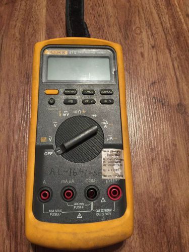 Fluke 87V TRMS Multimeter, Excellent Working Condition With Screen Protector
