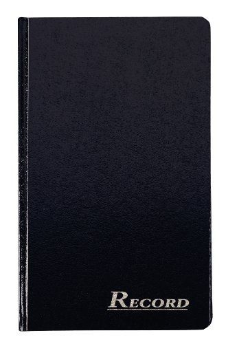 Adams Record Ledger, Hard Bound Textured Cover , 7.5 x 12.25 Inches, 150 Acid
