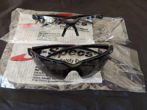 Pair of 2 New Safety Glasses Eyewear by Northern Safety 1 Tint 1 clear lot of 2